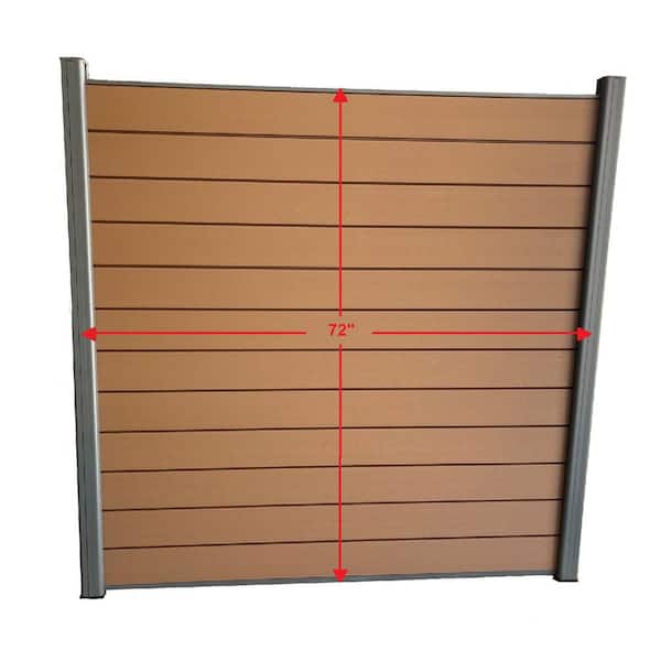 Trex Fencing 1-in x 6-in W x 6-ft H Saddle Composite Fence Picket