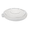 Rubbermaid Commercial Products Brute 32 Gal. White Round Vented Trash Can  Lid RCP2631WHI - The Home Depot