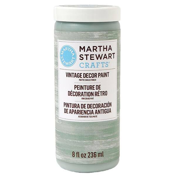 Martha Stewart Crafts Vintage Decor 8 oz. Eucalyptus Matte Chalk Finish Paint