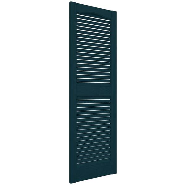 LUMiRiSE / ≠encore. Builders Edge 14.5 in. x 39 in. Louvered Vinyl Exterior
