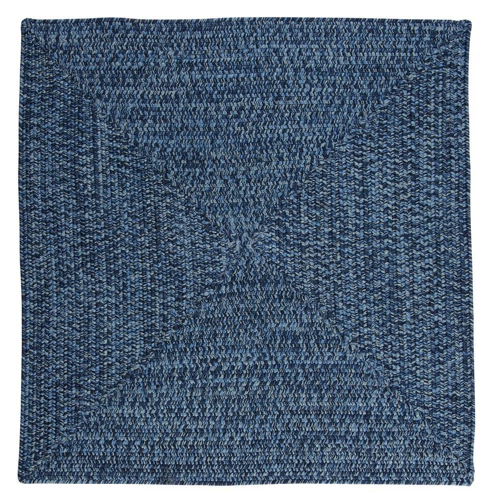 Marilyn Tweed Ocean Wave 12 ft. x 12 ft. Square Braided Area Rug