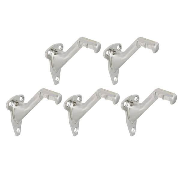 Design House Satin Nickel Standard Handrail Bracket (5-Pack)