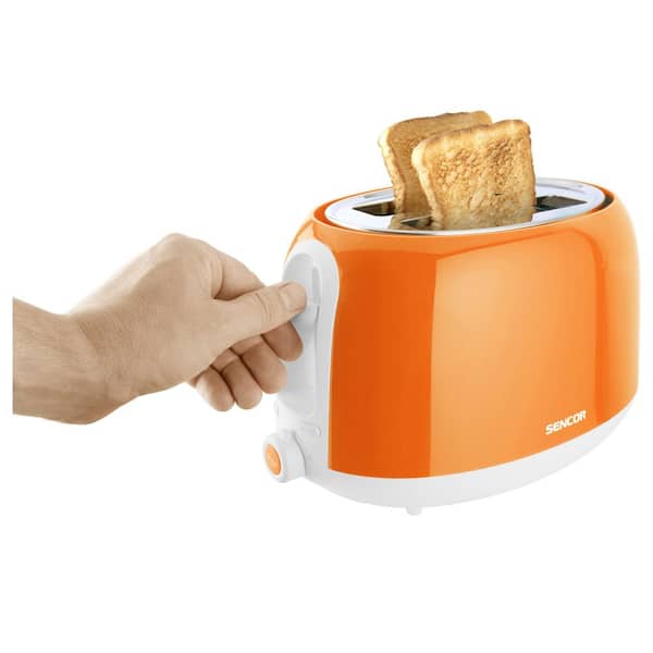 Customer Reviews: Sencor 2-Slice Wide Slot Toaster Peach Orange STS33OR -  Best Buy