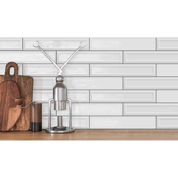 Concerto-Posmer Capella 2 in. x 10 in. Glossy Ceramic Subway Wall Tile (8.23 sq. ft./case)