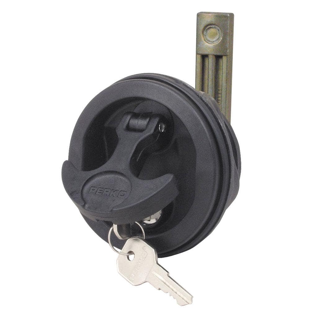 Perko Surface Mount Lock and Latch Black 1091DP3BLK - The Home Depot