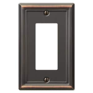 Bronze 1-Gang Decorator/Rocker Wall Plate (1-Pack)