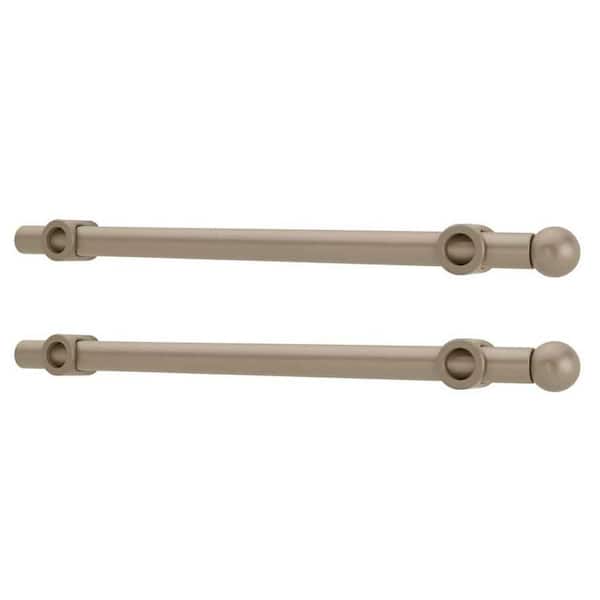 Rev-A-Shelf 14 in. Satin Nickel Metal Closet Valet Clothes Rod (2-Pack)