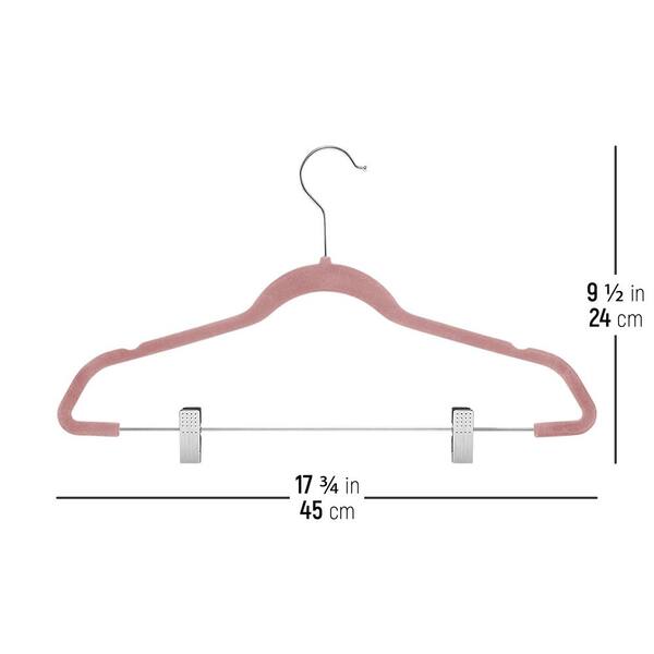 Flocked Velvet Trouser Bar Hangers - 45cm