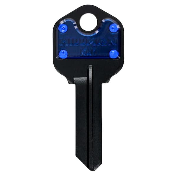 #66 Colorplus KW1 Black Blue Key Blank