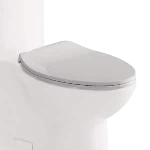 R-364SEAT Elongated Closed Front Toilet Seat in White