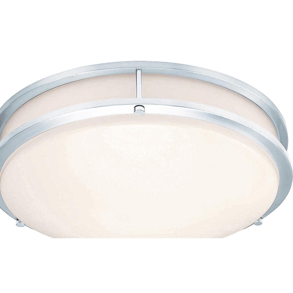 Solero II 12" Chrome LED Flush Mount Ceiling Light