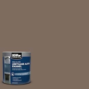 1 qt. #PPU5-03 Antique Earth Semi-Gloss Enamel Urethane Alkyd Interior/Exterior Paint