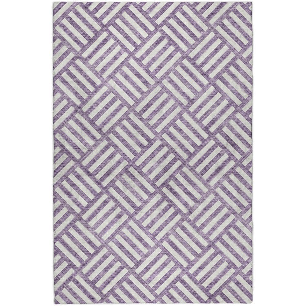 Dream Shag Premium Machine Washable Abstract ADS620 Purple 8 ft. x 10 ft. Area Rug price history on PriceWatchPro