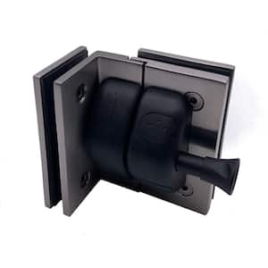 90° Stainless Steel Glass-to-Glass Magnetic Pool Gate Latch