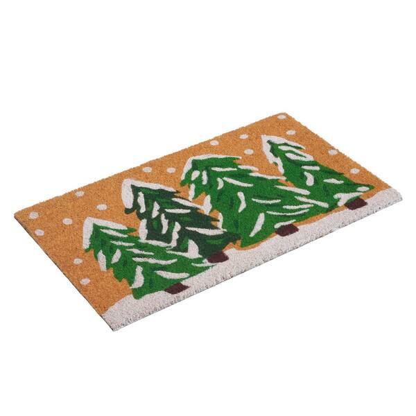 Calloway Mills Winter Wonderland 17 in. x 29 in. Coir Door Mat
