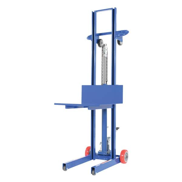  Vestil Lifter-2 Elevador portátil para sitio de trabajo, 500  libras, 90.5625 de altura, amarillo/azul (plataforma) : Industrial y  Científico