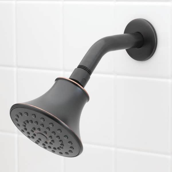 6 "Stainless Steel Shower Arm And Flange Wall-Mounted Oil-Rubbed Bronze 