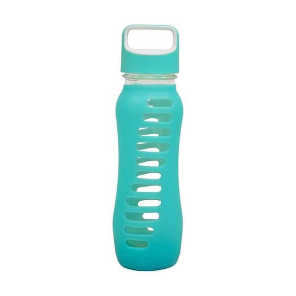 Eco Vessel 22 oz. Surf Single Wall Glass Bottle - Aqua Wave