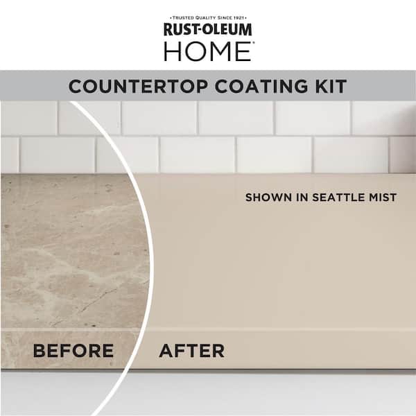1 qt. Seattle Mist Satin Interior Countertop Paint Kit