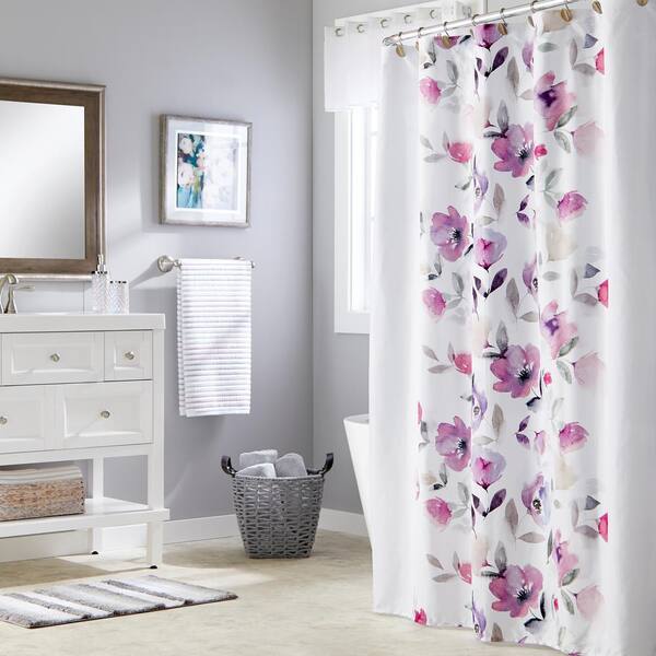 Skl Home Garden Mist 72 In Shower, Shower Curtain Purple