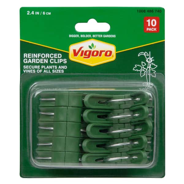 OwnGrown Clip Per Serra (50 Pezzi) - Ganci Robusti Per Piante Rampicanti, Supporto Per Cetrioli E Pomodori, Fissaggi Da Parete Fino A 30kg - 3