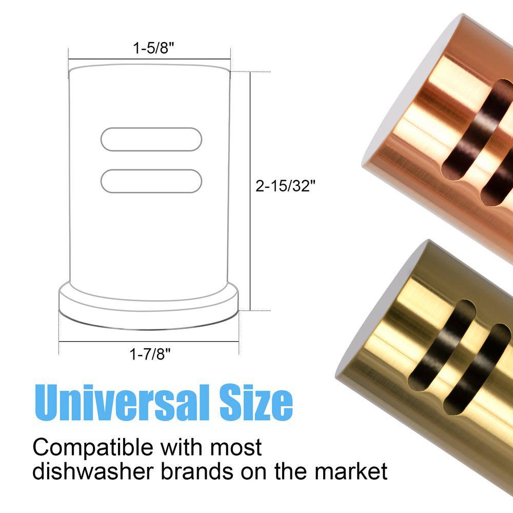 Copper Dual-Threaded Kitchen Sink Air Gap Cover