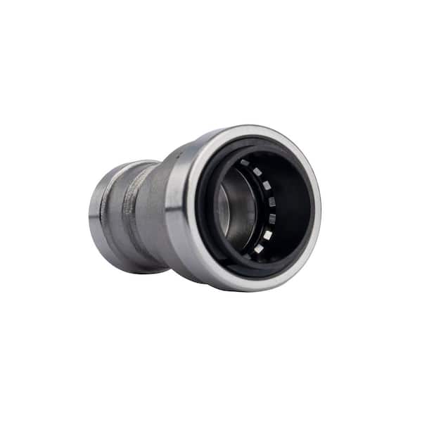 QUICKFITTING 3/4 in. x 1/2 in. Stainless Steel Push-to-Connect Reducing Coupling Fitting