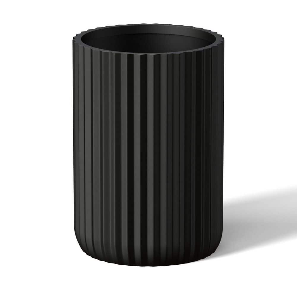 11.5 in. Large Charcoal Black (Enhanced Interior) Concrete Round Planter / Pot with Drainage Holes price history on PriceWatchPro