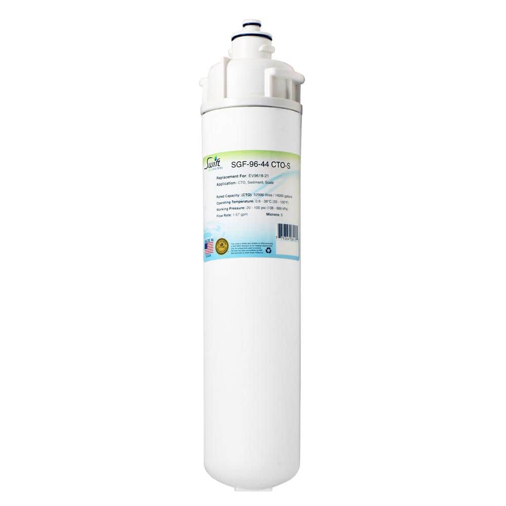 Swift Green Filters Everpure EV9618-21 Under-Sink Replacement Water Filter Cartridge -  SGF-96-44 CTO-S