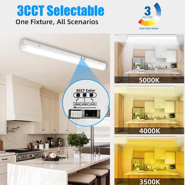 8 ft. 52-Watt 2-Light White Strip Light Fixture T8 Industrial LED with 3500 Lumens DLC Flex Tubes 120-277-Volt 4000K