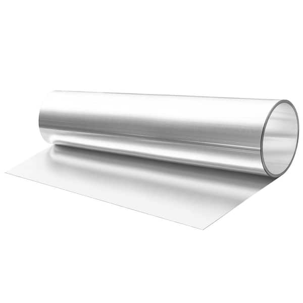 24 in. x 50 ft. Aluminum Roof Flashing Roll, 0.3mm Thickness Metal Roof Panel for Sealing Windows Doors Siding