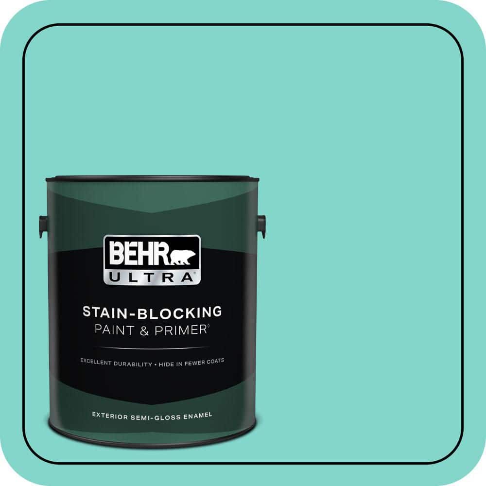 1 gal. Home Decorators Collection #HDC-MD-09 Island Oasis Semi-Gloss Enamel Exterior Paint & Primer price history on PriceWatchPro