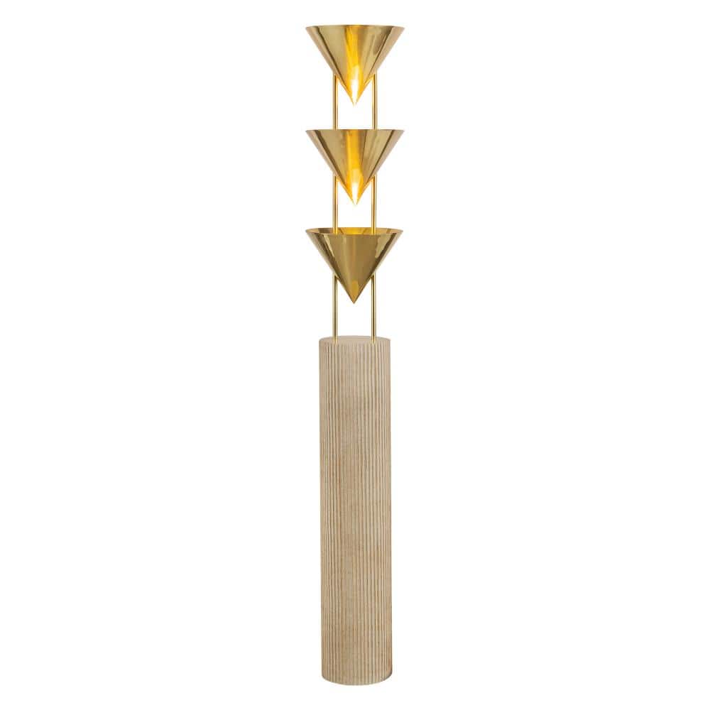 Versus 67-in Patina Brass Floor Lamp price history on PriceWatchPro