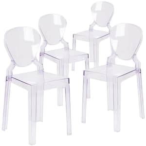 Transparent Crystal Ghost Chairs (Set of 4)