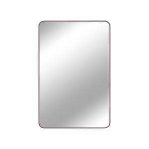 30 in. W x 36 in. H Rectangle Aluminum Framed Wall Bathroom Vanity Mirror in Oil-Rubbed Bronze