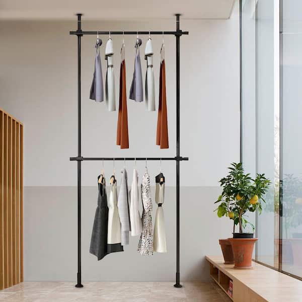 LIFE FURNITURE　IRON HANGER RACK Amazon.com: DR.IRON Industrial Pipe Clothing Racks with 2