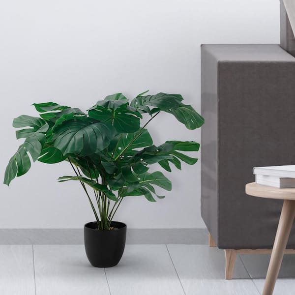 Oumilen 31 in. Green Artificial Tropical Palm Tree for Home Office Living Room Decor Indoor