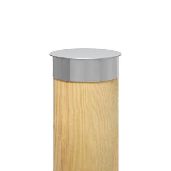 Protectyte 10 1/2 in. Diameter Stainless-Steel Piling Cap Nautical Style