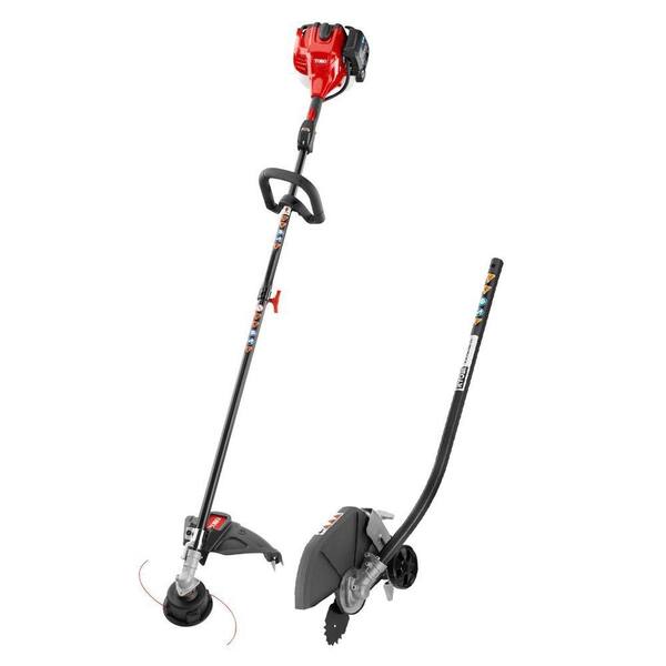 Toro 2-Cycle 25.4cc Attachment Capable Straight Shaft Gas String Trimmer with Edger Attachment