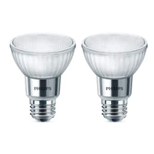 50-Watt Equivalent PAR20 Dimmable LED Warm Glow Flood Light Bulb Bright White (2-Pack)