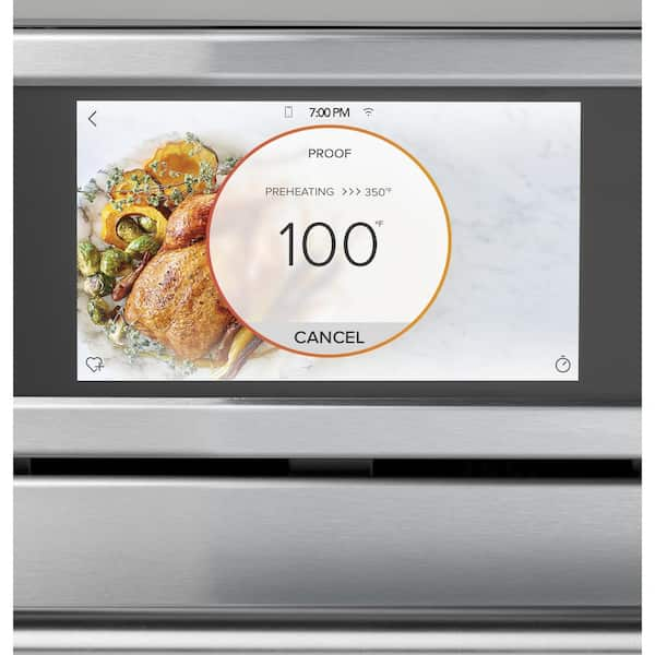 Cafe 30 in. Smart Double Electric French-Door Wall Oven with Convection  Self Cleaning in Matte Black, Fingerprint Resistant CTD90FP3ND1 - The Home  Depot