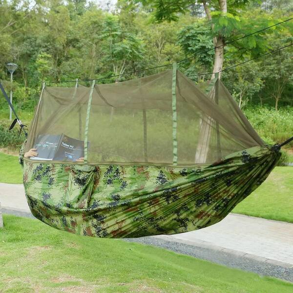 Cubilan Camping Hammock with Mosquito Net, Portable Double Hammock
