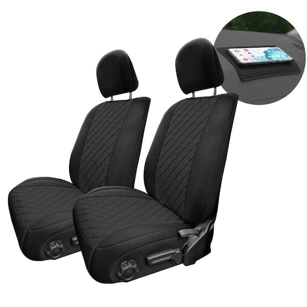 FH Group Neoprene Waterproof 47 in. x 1 in. x 23 in. Custom Fit Seat Covers For 2018-2023 Jeep Wrangler JL 4DR Front Set