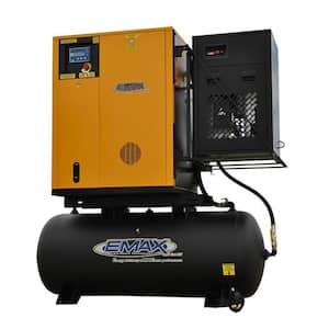 Premium Series 120 Gal. 7.5 HP 230-Volt 3-Phase Electric Rotary Screw Air Compressor with Refrigerated Dryer
