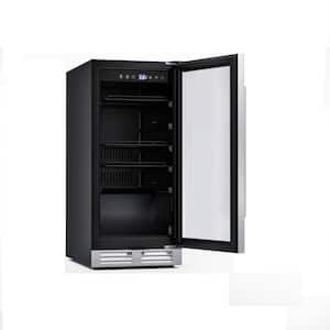 15 in. 46-Bottle Wine and Refrigerator 100-Can Beverage Cooler Built-in Freestanding Beverage