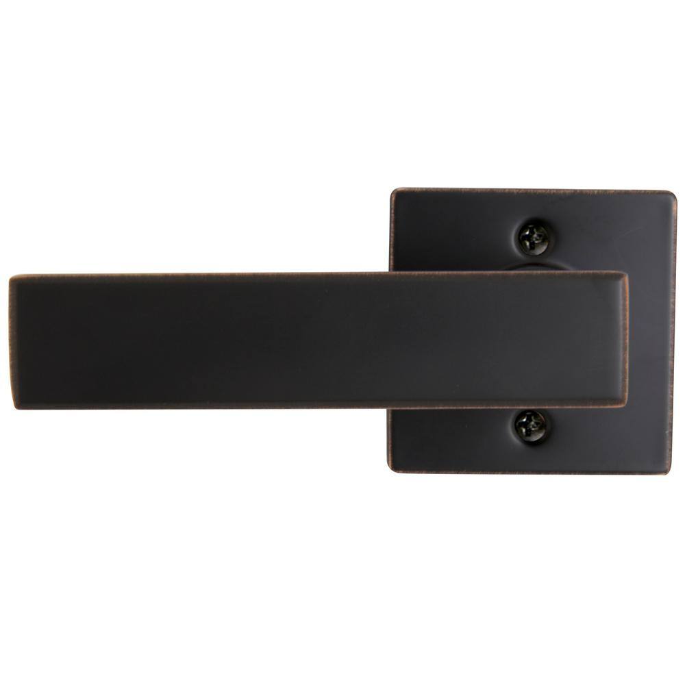 UPC 050134000063 product image for Defiant Westwood Aged Bronze Dummy Door Lever with Square Rose | upcitemdb.com