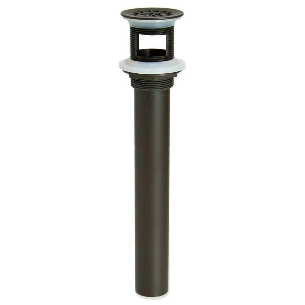 2-1/2 in. Threaded Lavatory Grid Drain with Overflow in Oil Rubbed Bronze