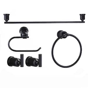 5-Piece Bath Hardware Set with Mounting Hardware in Oil Rubbed Bronze