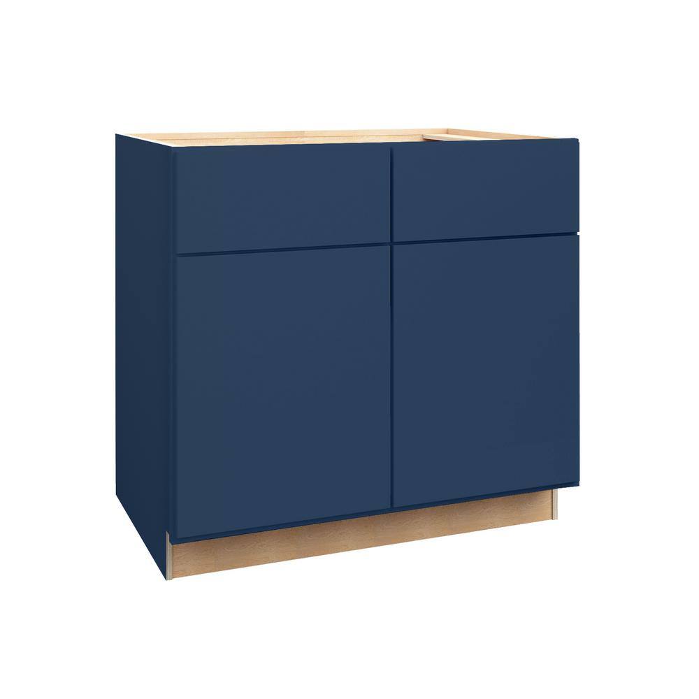 Hargrove 33 in. W x 24 in. D x 34.5 in. H Assembled Plywood Sink Base Kitch