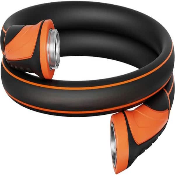 Cubilan 0.625 in. Dia x 5 ft. Length Heavy Duty Garden Hose, Hose Connectors, Male to Female, 600 PSI Burst Pressure